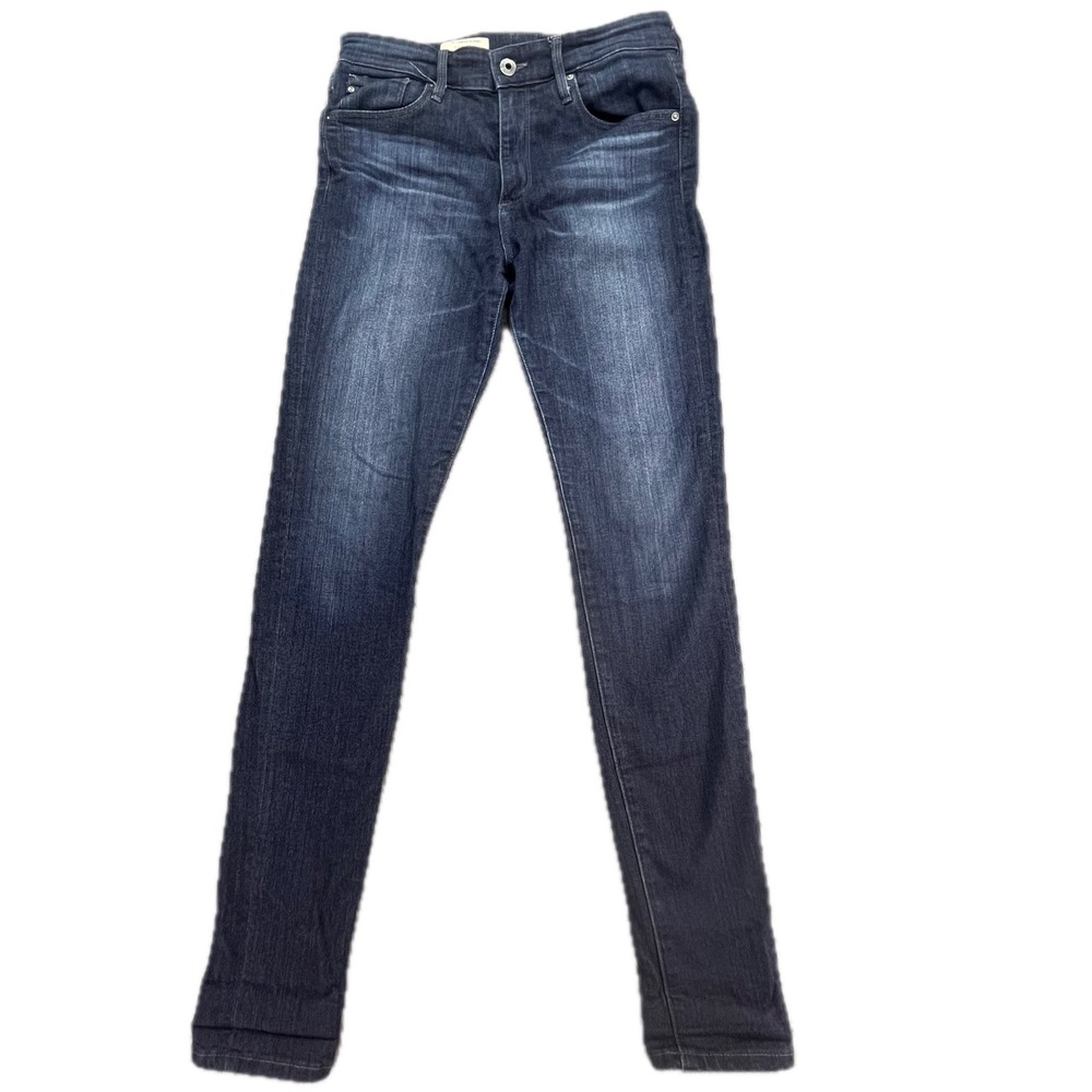 AG Adriano Goldschmied The Farrah Skinny High Rise Jeans Dark Wash Women's 27R